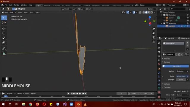 Easy Angel Wings Creation/animation Tutorial Blender 2.8+ In Urdu/Hindi