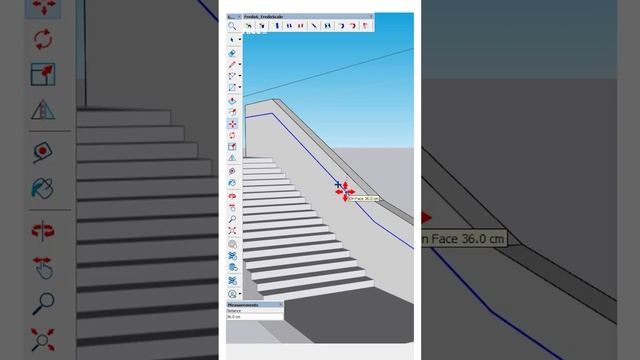 #sketchup How to use the Fredo Scale Plugin in SketchUp for creat a staircase with information desk смотреть онлайн