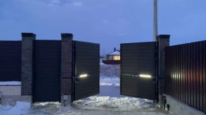Распашные ворота Алютех