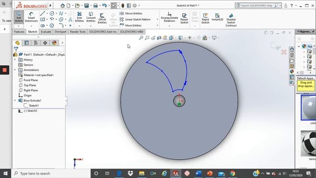 Solidworks 05 Wheel extension task смотреть онлайн