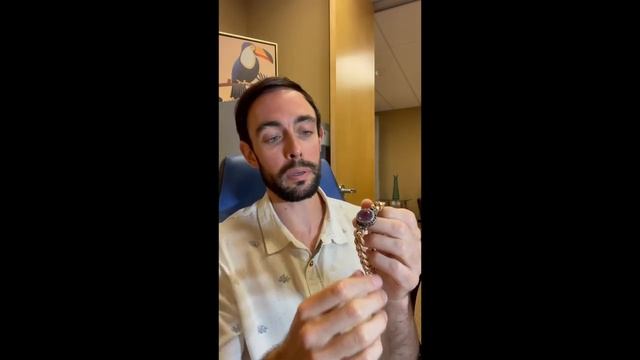 Victorian (Circa 1870s) 13ct Amethyst 14KY/Silver Bracelet смотреть онлайн