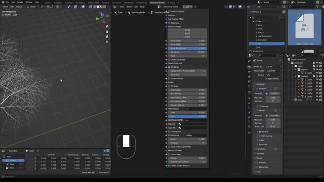 How to Make a Tree with Geometry Nodes in Blender (5) | UitTree V2.2 смотреть онлайн