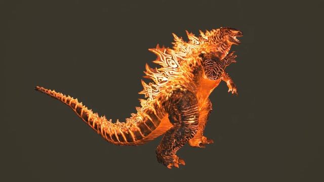 (Blender) godzilla 2021 burning godzilla effect смотреть онлайн