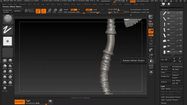 Modeling Game Character | Part 6 | Cloth Band | Zbrush | No Commentary смотреть онлайн