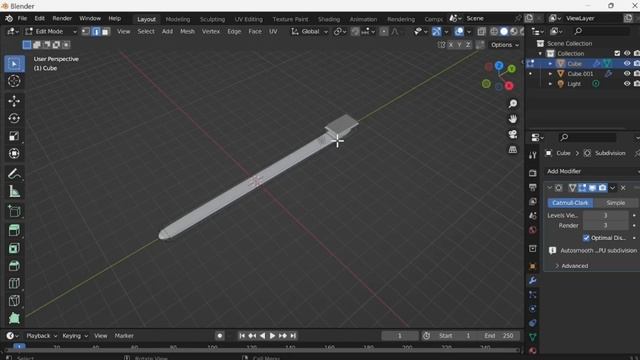 Make a flat tooth brush in blender 3.3.1 || Particle effect || ~Render Baba || смотреть онлайн