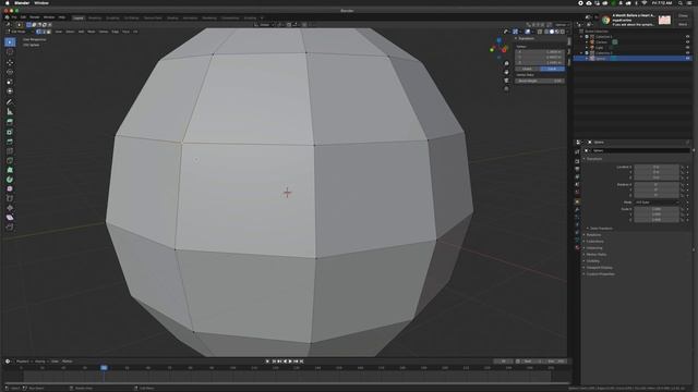 4. Blender 2.81 - IV. Modeling Polygon Meshes - Vertices Edges Faces смотреть онлайн