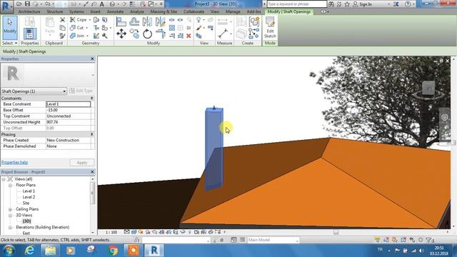 Revit tutorials [24]: Revit şaft/ Shaft смотреть онлайн