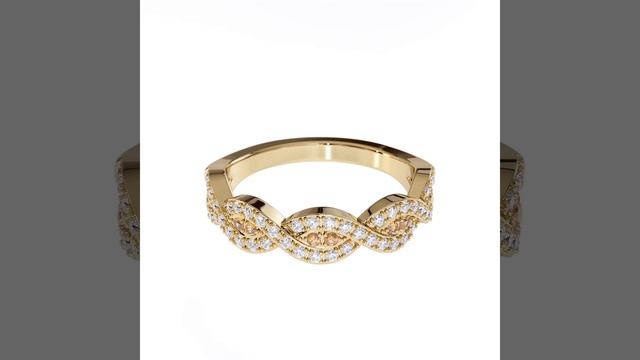 AGnSons YGold Citrine Eternity Ring RZ1499 смотреть онлайн