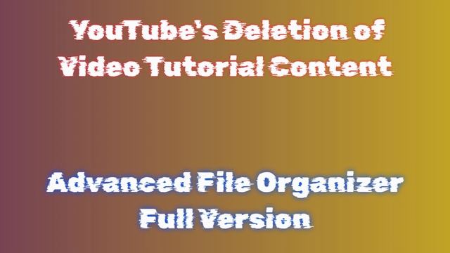 Easy Steps to Download & Free Install Advanced File Organizer смотреть онлайн