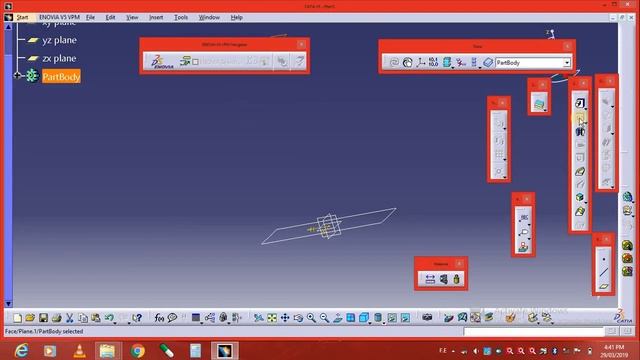 40 CATIA Study Tutorial : Multisection Solid смотреть онлайн