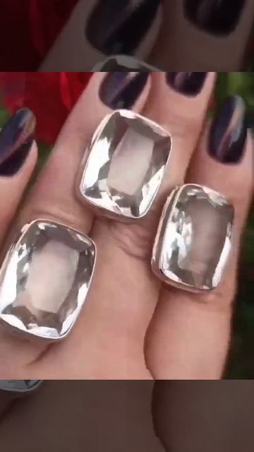 Горный хрусталь 🌺 6400р🌺 размер кольца любой #горныйхрусталь #натуральныекамни #сереброиндия смотреть онлайн