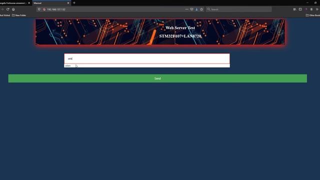 Creating a web server with STM32 and Lan8720 смотреть онлайн