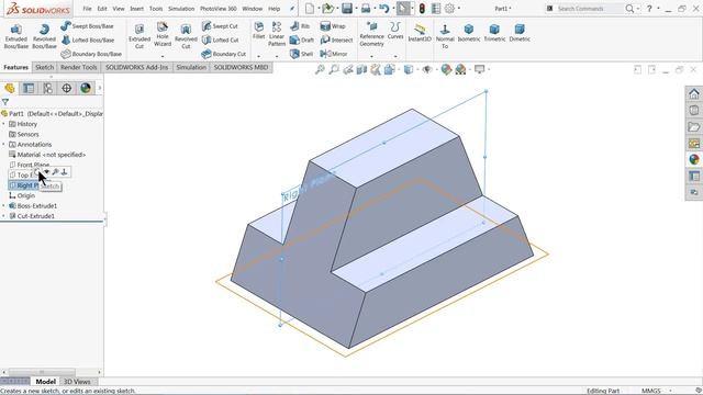 SolidWorks Tutorial for beginners Exercise 46 смотреть онлайн