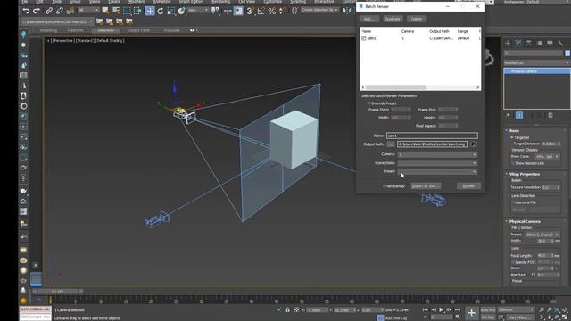 Batch render in 3Dsmax | رندرگیری چندگانه در تری دی مکس با Batch Render смотреть онлайн