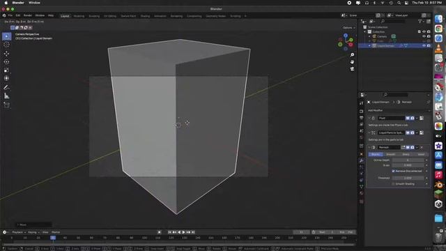 How to make a cubic fluid simulation [blender 3.0] смотреть онлайн