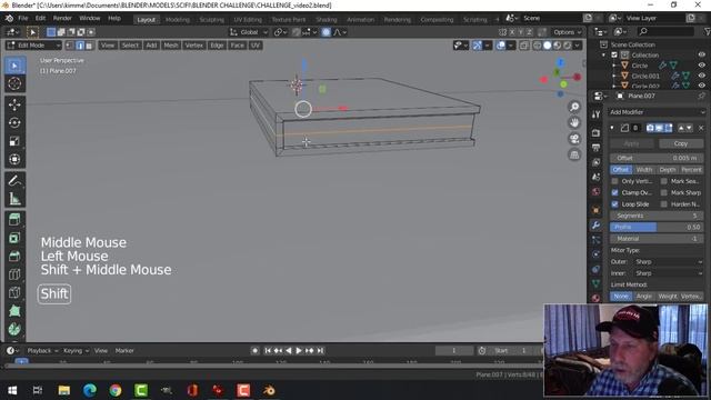 BLENDER CHALLENGE 1: Modeling Tutorial Part 2 смотреть онлайн