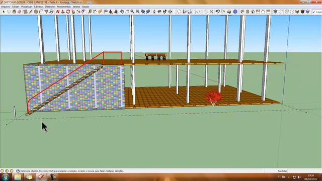 SKETCHUP-SKT025 - CLUB CAMPESTRE - Parte XI - Jardim.mp4 смотреть онлайн