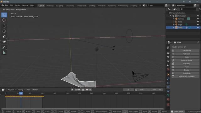 Bake Cloth to shape keys - BLENDER 2.8 - (for render farms) смотреть онлайн