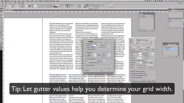 Adobe InDesign - From sketch to grid-based layout - Sketch and initial grid [Part 2] смотреть онлайн