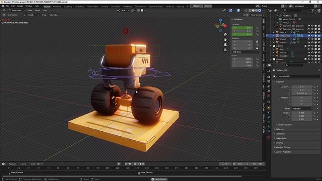 Robot 1 - Rigged - Blender 3 смотреть онлайн