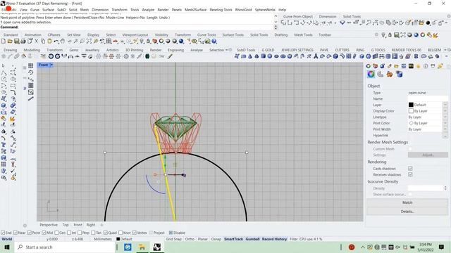 SOLITAIRE RING IN RHINO 3D | RHINO TUTORAIL | RHINO TIPS AND TRICKS | CREATIVEWORLD RHINO 3D смотреть онлайн