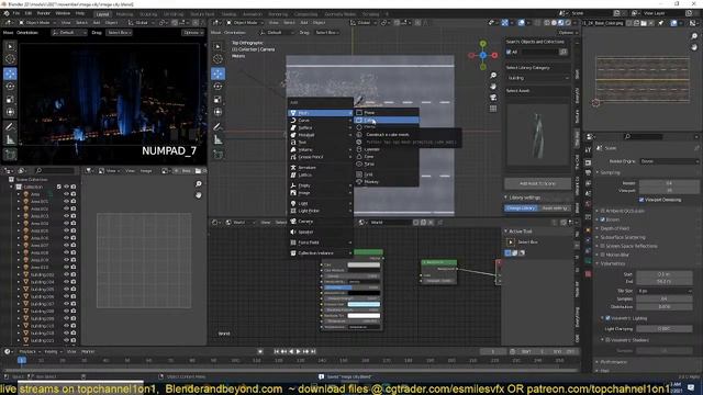 🔴 blender live - creating a mega metropolitan city in blender смотреть онлайн