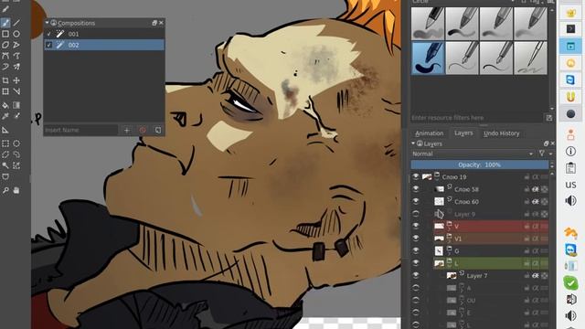 Krita: How to test your lipsync artwork using Compositions смотреть онлайн