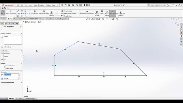 Solidworks Basic Tutorial - Editing and Giving Dimensions to 3D model and Modification of Geometry смотреть онлайн