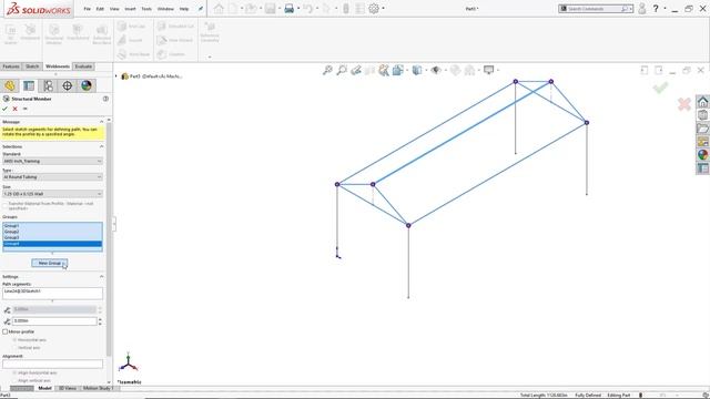 Get Started with Weldments in SOLIDWORKS смотреть онлайн