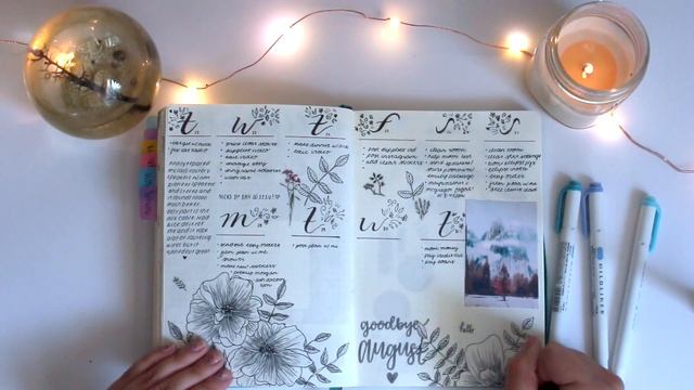 PLAN WITH ME | September 2017 Bullet Journal + August Flip Through смотреть онлайн