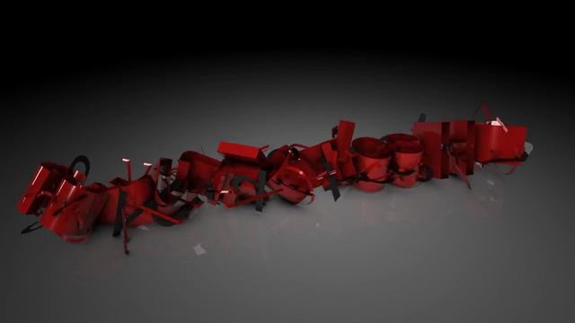 Cinema 4D Intro Template (Free Download - Vibrant Red & Black Rotations) смотреть онлайн