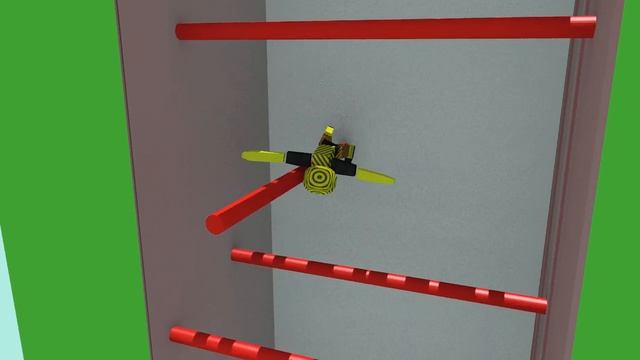 Ragdoll Test falling from 165mt - Physic test made in Blender смотреть онлайн