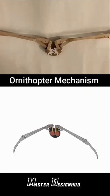 Mechanical Engineering 3D Project | Ornithopter Mechanism ♥️😍 #cad #solidworks #project смотреть онлайн