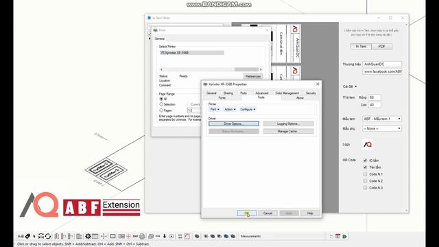 Hướng dẫn tinh chỉnh thông số máy in tem nhãn ABF смотреть онлайн