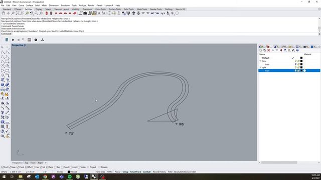 Sloped Walk in Rhino - landscape arch tutorial смотреть онлайн