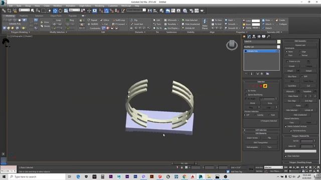 Modeling Console Table 3ds Max 2014 Tutorial смотреть онлайн