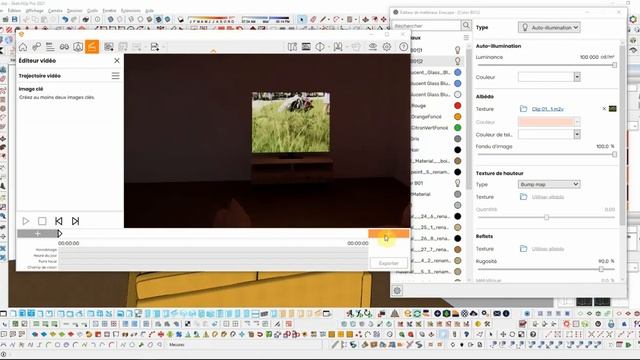 Film sur un écran tv dans sketchup et enscape смотреть онлайн