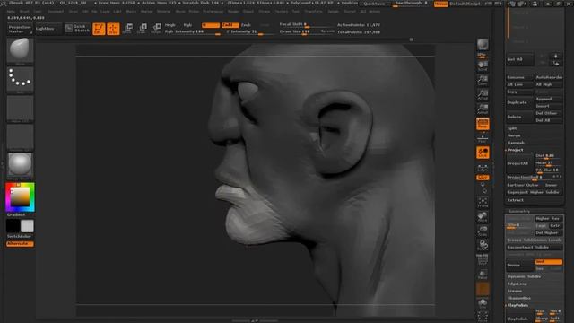 getting started time lapse zbrush workflow...overview смотреть онлайн