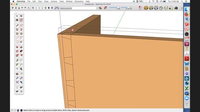 Issue 87 Online Extra - Dovetails in Sketchup смотреть онлайн