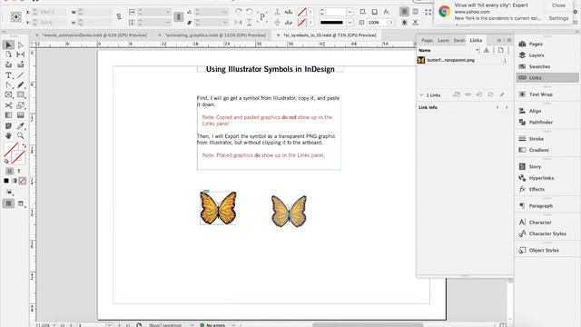 InDesign: Using Illustrator symbols in InDesign смотреть онлайн