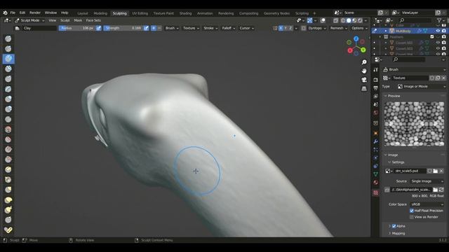 Feathered Dragon | Sculpting Part 2 | Intermediate Blender Tutorial смотреть онлайн
