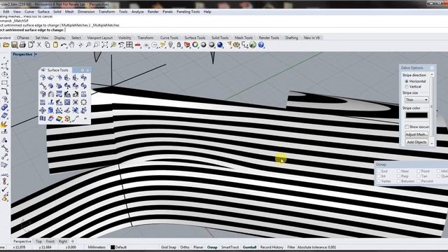 Product Design NURBS Surfacing - Y shape form using Rhino 3D смотреть онлайн