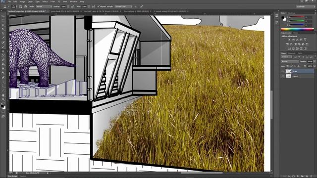 Revit Section Perspective with Photoshop Composition смотреть онлайн