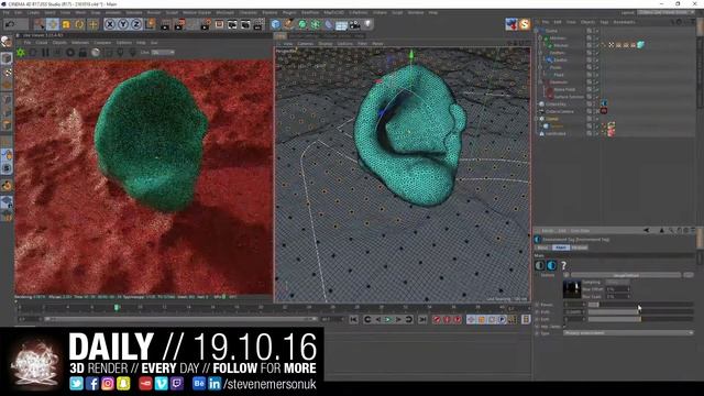 LIVE // The Daily Render // 19.10.2016 // #3dmodeling #MAXON #Cinema4D #Realflow // #OTOY #Octane смотреть онлайн