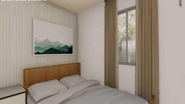 Modern House Design Idea (7x10 meters) 70sqm with 4 bedrooms смотреть онлайн
