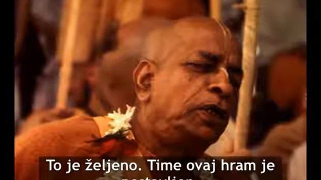 Prabhupada 0739 Sagraditi Ćemo Jako Lijepi Hram Sri Caitanya Mahaprabhua