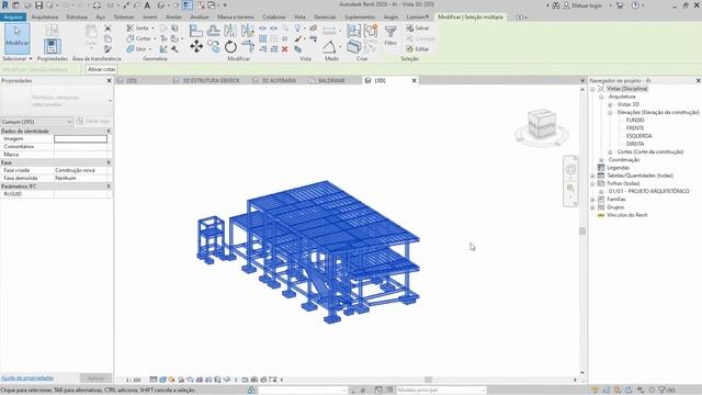 COMO EXPORTAR IFC E IMPORTAR NO REVIT PARA COMPATIBILIZAÇÃO смотреть онлайн