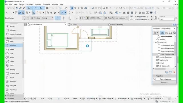 ArchiCAD Tutorial on small house design 7*7 / Affordable house design смотреть онлайн
