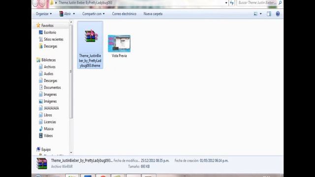 Como Cambiar el tema del Winrar.wmv смотреть онлайн