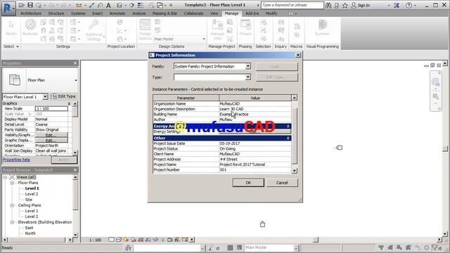 Revit 2017 Setting Up Template Tutorial For Beginner Course Season 1 смотреть онлайн